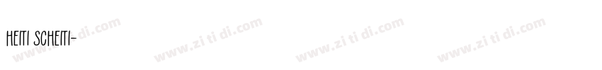 Heiti SCHeiti字体转换